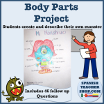 Body Parts Spanish Presentational Project