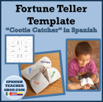 Fortune Teller Template in Spanish