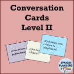 Level 2 Spanish Conversation Cards