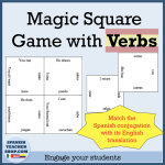Magic Square Spanish Verbs
