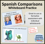 Spanish Comparisons Practice