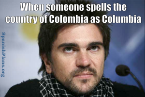 Colombia as Columbia meme