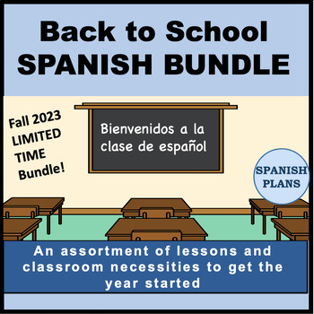 back to school spanish bundle