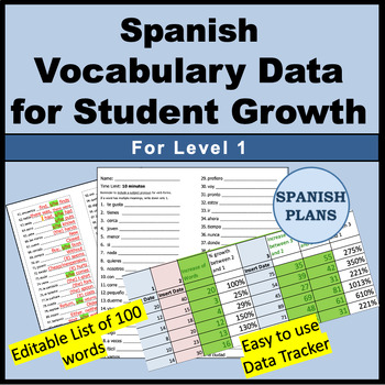 Spanish Vocabulary Data